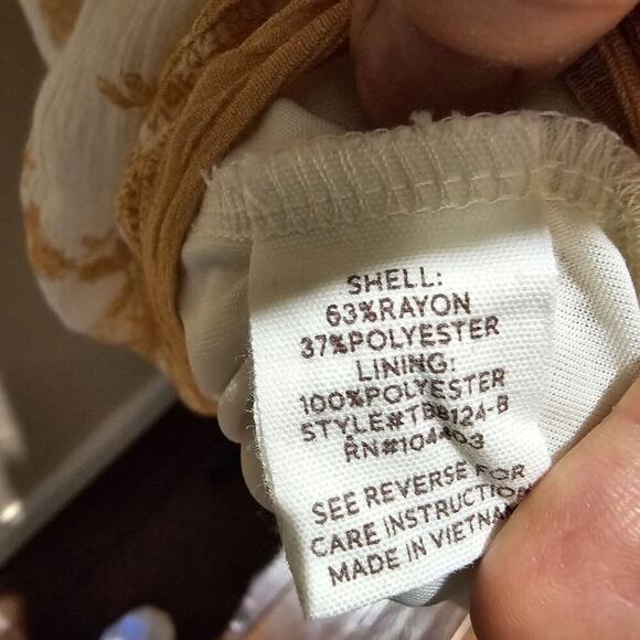 Blu Pepper L Tiered Dress Cottagecore Romantic Silhouette Pastoral Whimsical - Picture 6 of 9